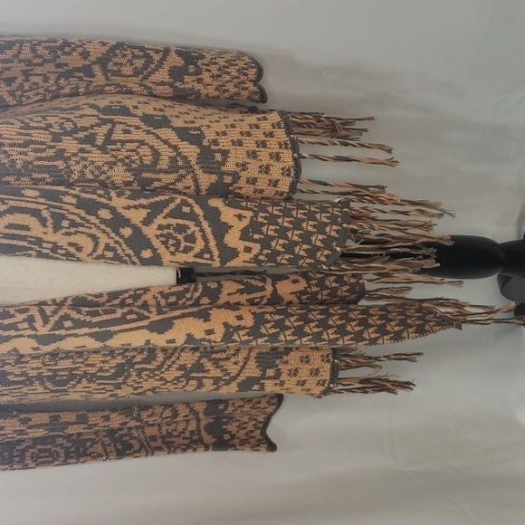 RIPCURL Waterfall Boho Long Sleeve Knit Draped Cardigan Shawl - Picture 3 of 8